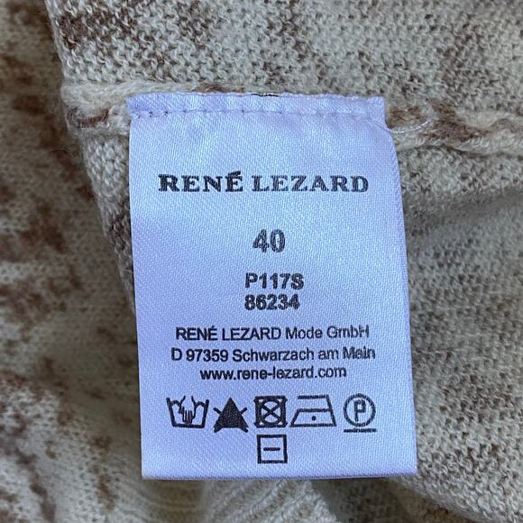 RENÉ LEZARD Wool/Cashmere Sweater Size 40/XS - Picture 5 of 11